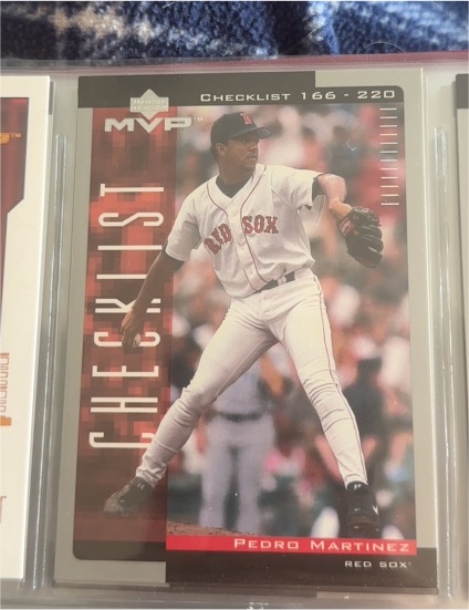 2001 Upper Deck MVP Checklist #166-220 Pedro Martinez — front