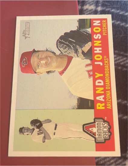 2009 Topps Heritage #33 Randy Johnson — front