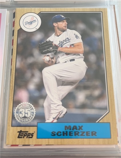 2022 Topps #T87-62 Max Scherzer — front