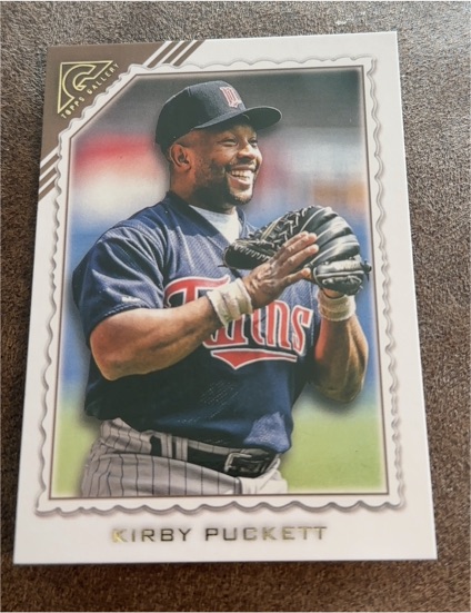 2022 Topps Gallery #112 Kirby Puckett — front