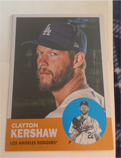 2022 Topps Archives #62 Clayton Kershaw — front