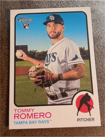 2022 Topps Heritage High Number #533 Tommy Romero Rookie — front