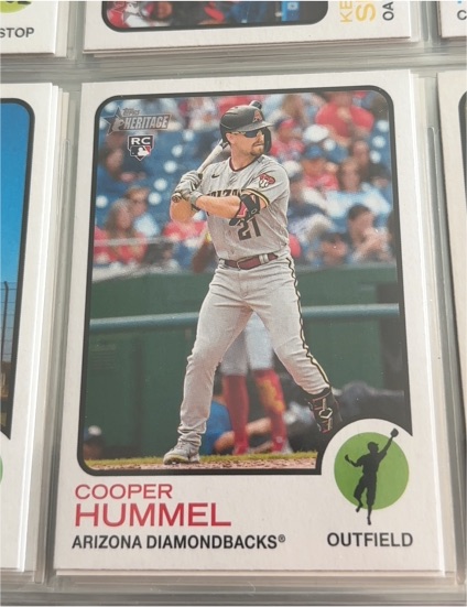 2022 Topps Heritage High Number #504 Cooper Hummel — front