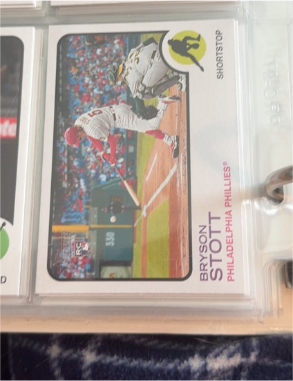 2022 Topps Heritage #605 Bryson Stott — front