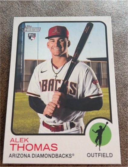2022 Topps Heritage #597 Alek Thomas — front