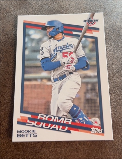 2022 Topps Opening Day Bomb Squad #BS-18 Mookie Betts — front