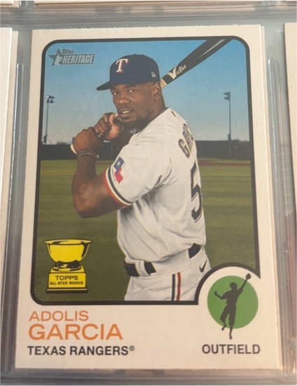 2022 Topps Heritage #83 Adolis Garcia — front