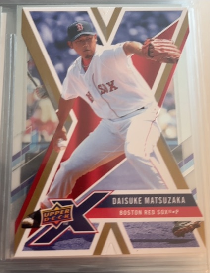 2008 Upper Deck X Die Cut #11 Daisuke Matsuzaka — front