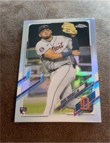 2021 Topps Chrome #66 Isaac Paredes — front