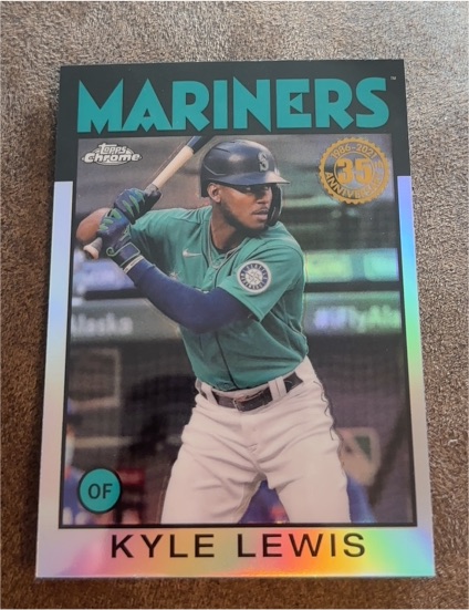 2021 Topps Chrome 1986 Topps #86BC-22 Kyle Lewis — front