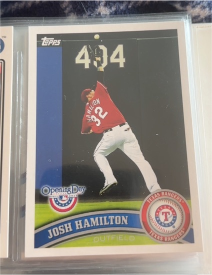 2011 Topps Opening Day #147 Josh Hamilton — front