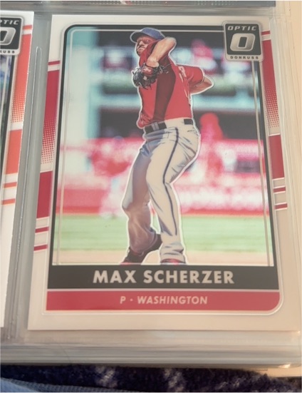 2016 Donruss Optic #97 Max Scherzer — front