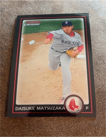2010 Bowman Chrome #105 Daisuke Matsuzaka — front