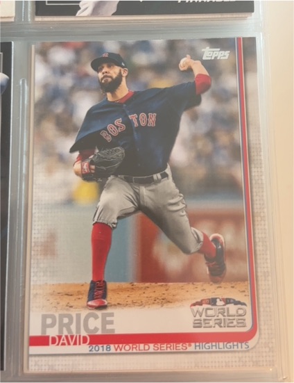 2019 Topps #314 David Price Boston Red Sox — front