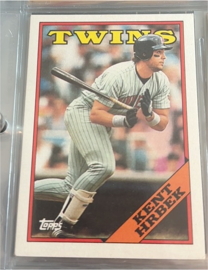 1988 Topps #45 Kent Hrbek — front