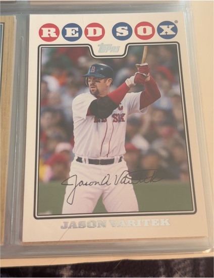 2008 Topps #1 Jason Varitek — front