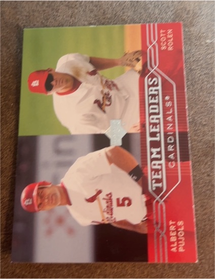 2005 Upper Deck #287 Albert Pujols / Scott Rolen — front