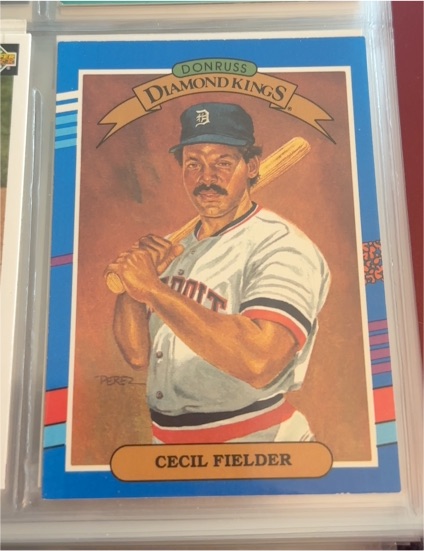 1990 Donruss Diamond Kings #3 Cecil Fielder — front
