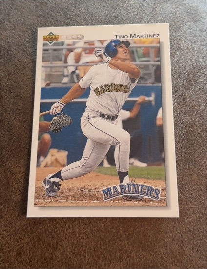 1992 Upper Deck #554 Tino Martinez — front