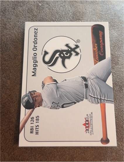 2001 Fleer Tradition Lumber Company #13LC Magglio Ordonez — front