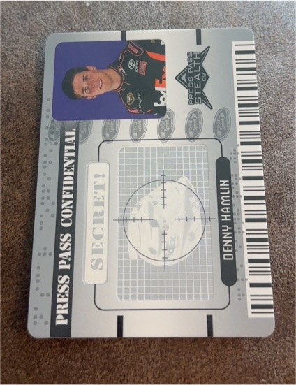 2009 Press Pass Stealth Confidential #PC2 Denny Hamlin — front