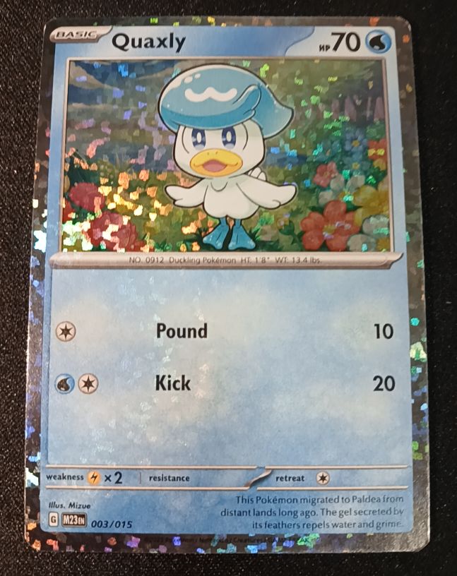 2023 Pokémon TCG McDonald's Promo #003 Quaxly — front
