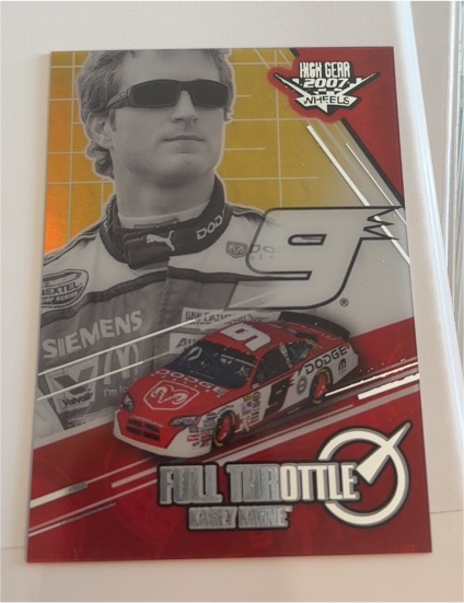 2007 Wheels High Gear Full Throttle #FT5 Kasey Kahne — front