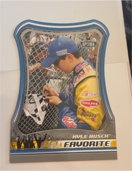 2003 Press Pass Optima Fan Favorite # Kyle Busch — front