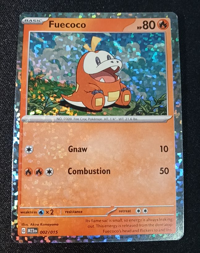 2023 Pokémon McDonald's Promo #002 Fuecoco — front