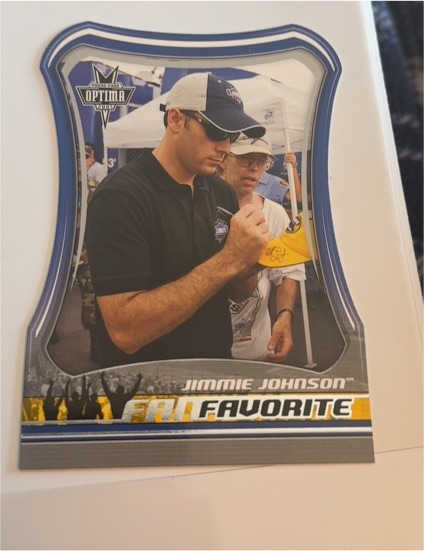 2005 Press Pass Optima #FF12 Jimmie Johnson Fan Favorite — front
