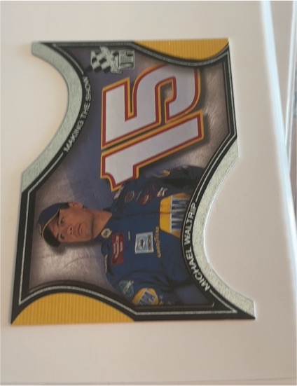2001 Press Pass VIP Making the Show Die-Cut #MS7 Michael Waltrip — front