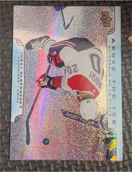 2025-26 Upper Deck Tim Hortons Above The Ice #AI20 Juraj Slafkovsky — front