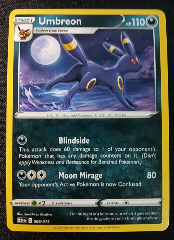 2024 Pokémon McDonald's Promo #009 Umbreon — front