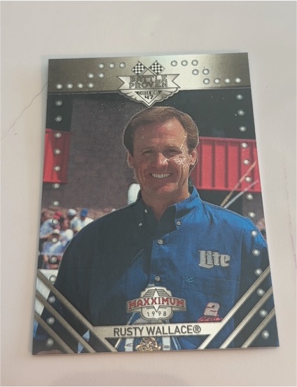 1998 Upper Deck Maxximum Battle Proven #B3 Rusty Wallace — front