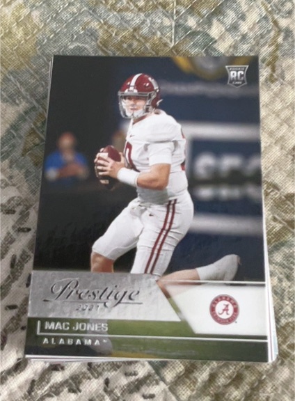 2021 Panini Chronicles Draft Picks Prestige #87 Mac Jones — front