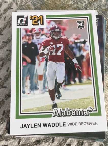 2021 Donruss #38 Jaylen Waddle — front