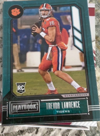 2020 Panini Playbook #332 Trevor Lawrence — front