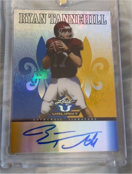 2012 Leaf Valiant #unknown Ryan Tannehill — front