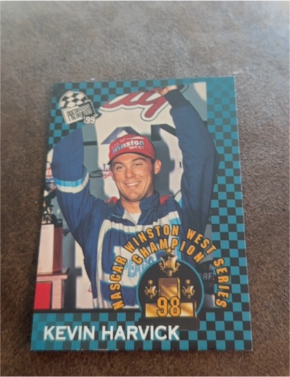 1999 Press Pass #98 Kevin Harvick NASCAR Winston West Series Champion — front