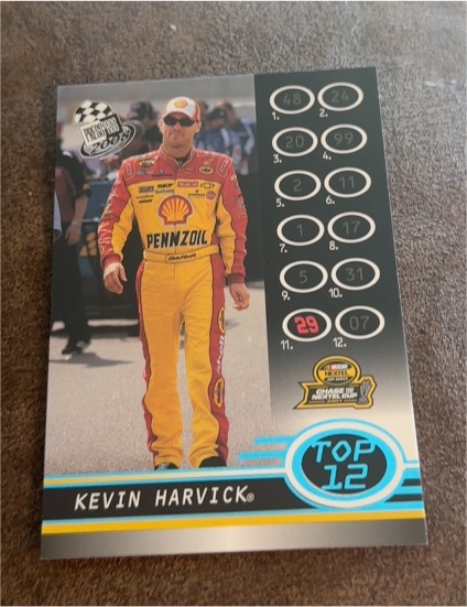 2008 Press Pass #117 Kevin Harvick Top 12 — front