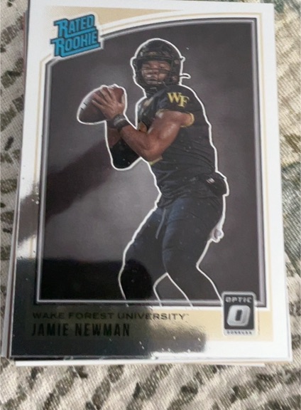 2021 Panini Chronicles Optic Draft Picks #216 Jamie Newman — front