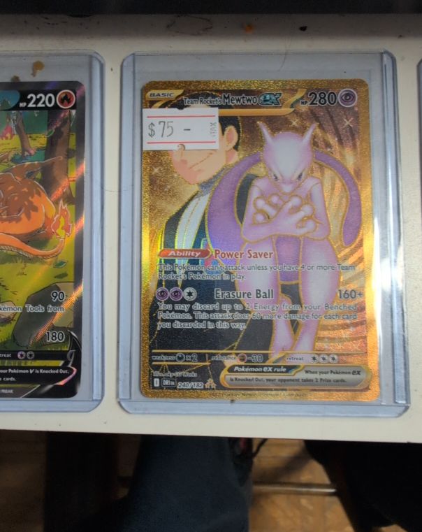 2025 Pokémon Team Rocket's Mewtwo EX #240/182 Destined Rivals — front