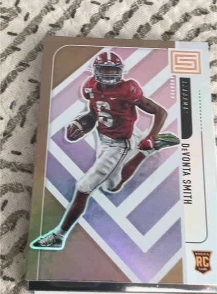 2021 Panini Chronicles Draft Picks Status #163 DeVonta Smith — front