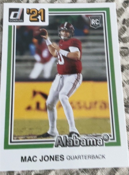 2021 Panini Chronicles Draft Picks Donruss #40 Mac Jones — front