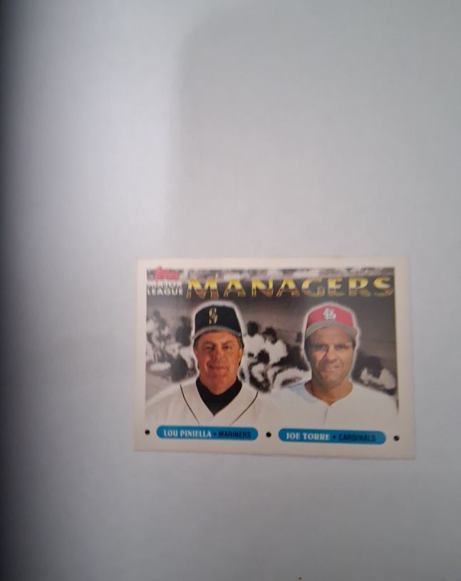1993 Topps #512 Lou Piniella / Joe Torre — front