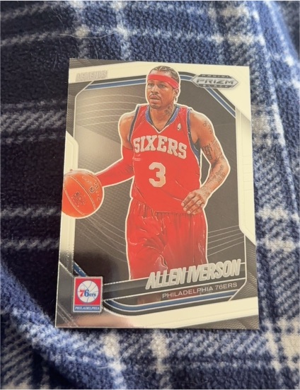2024-25 Panini Prizm Black #262 Allen Iverson — front