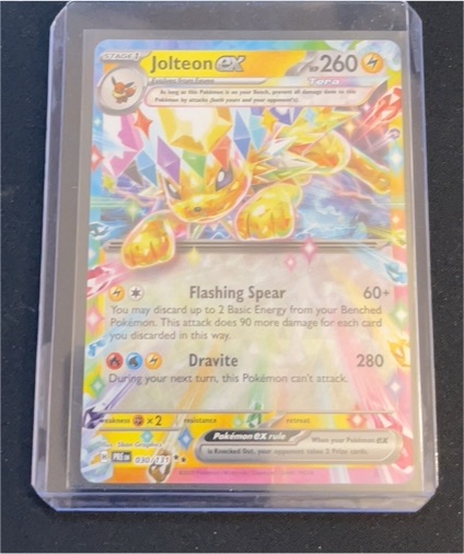 2024 Pokémon Prismatic Evolutions #030 Jolteon ex — front
