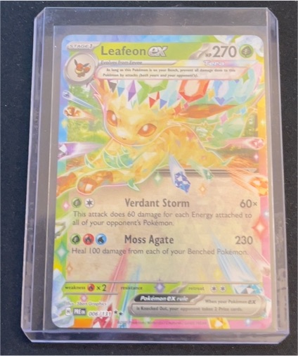 2025 Pokémon SV: Prismatic Evolutions #006 Leafeon ex — front