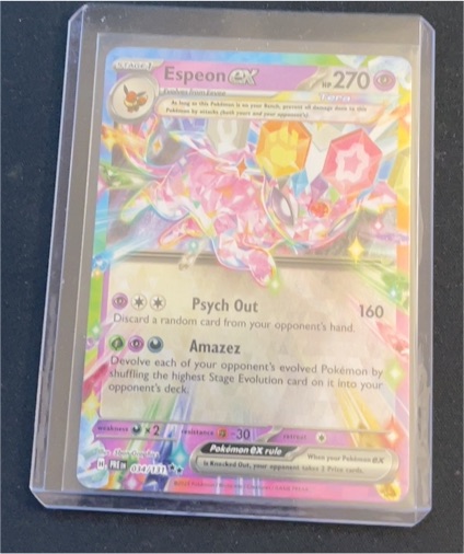2016 Pokémon SV: Prismatic Evolutions #034 Espeon ex — front