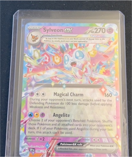 2024 Pokémon TCG Surging Sparks #086 Sylveon EX — front
